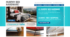 Desktop Screenshot of murphybedhardware.com